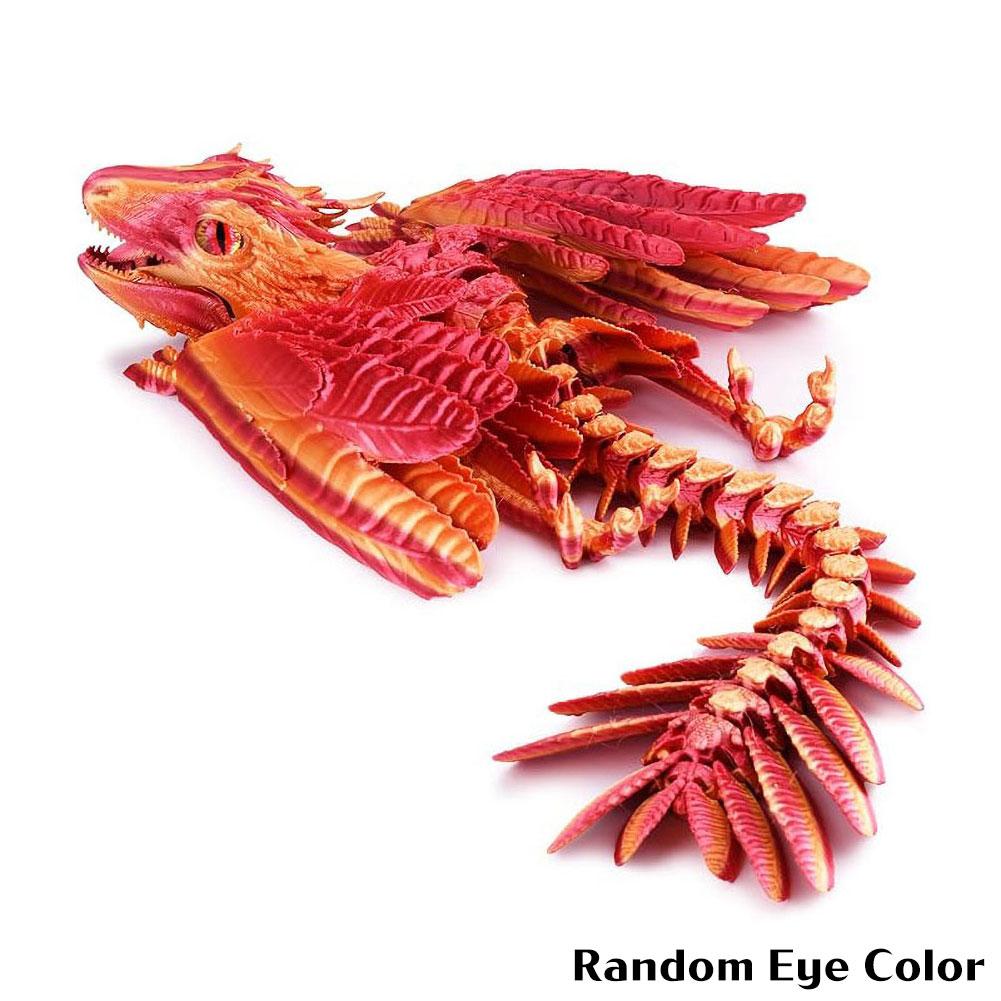 3D Printed Feather Dragon Figurine With Bird Wings Creative Decorative Toy Home Office Desktop Car Decoration Gift 22cm червоний
3D Printed Feather Dragon Figurine With Bird Wings Creative Decorative Toy Home Office Desktop Car Decoration Gift 22cm червоний