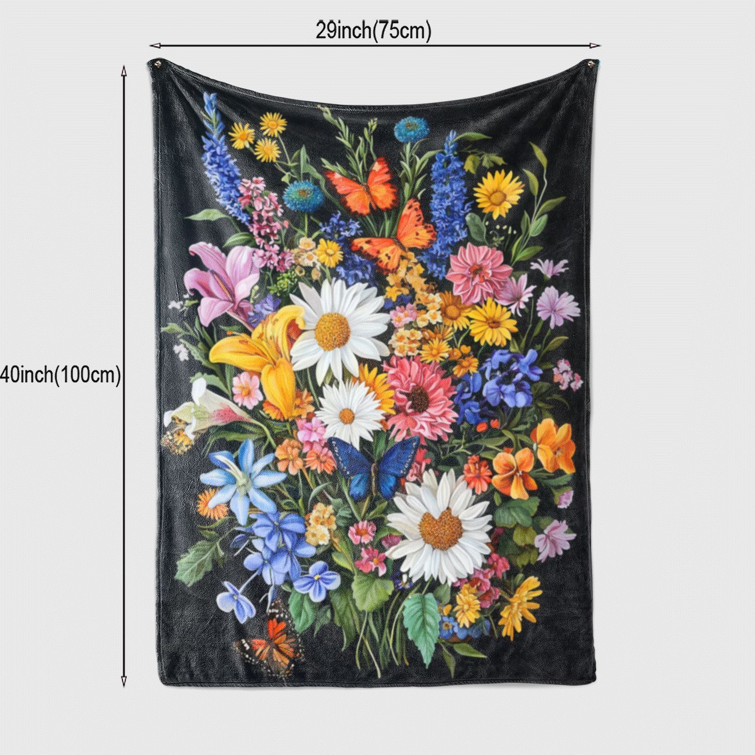 1pc Floral Printed Flannel Blanket, Mixed Color Polyester Knitting Digital Printing Tear Resistant Contemporary Style for All Se 130x150cm
1pc Floral Printed Flannel Blanket, Mixed Color Polyester Knitting Digital Printing Tear Resistant Contemporary Style for All Se 130x150cm