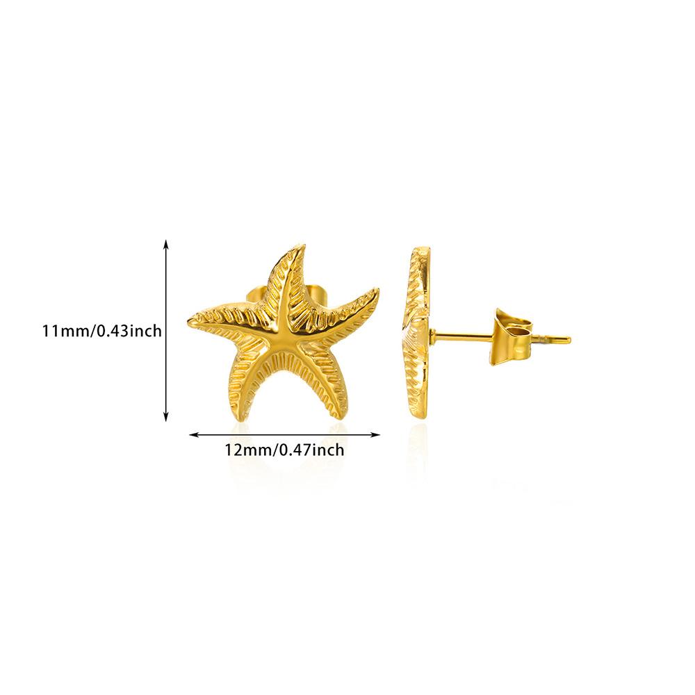 Dainty Hanging Shell Pearl Starfish Stud Earrings For Women Elegant Gold Color Stainless Steel Drop Earrings Jewelry Party 2025 Gold
Dainty Hanging Shell Pearl Starfish Stud Earrings For Women Elegant Gold Color Stainless Steel Drop Earrings Jewelry Party 2025 Gold