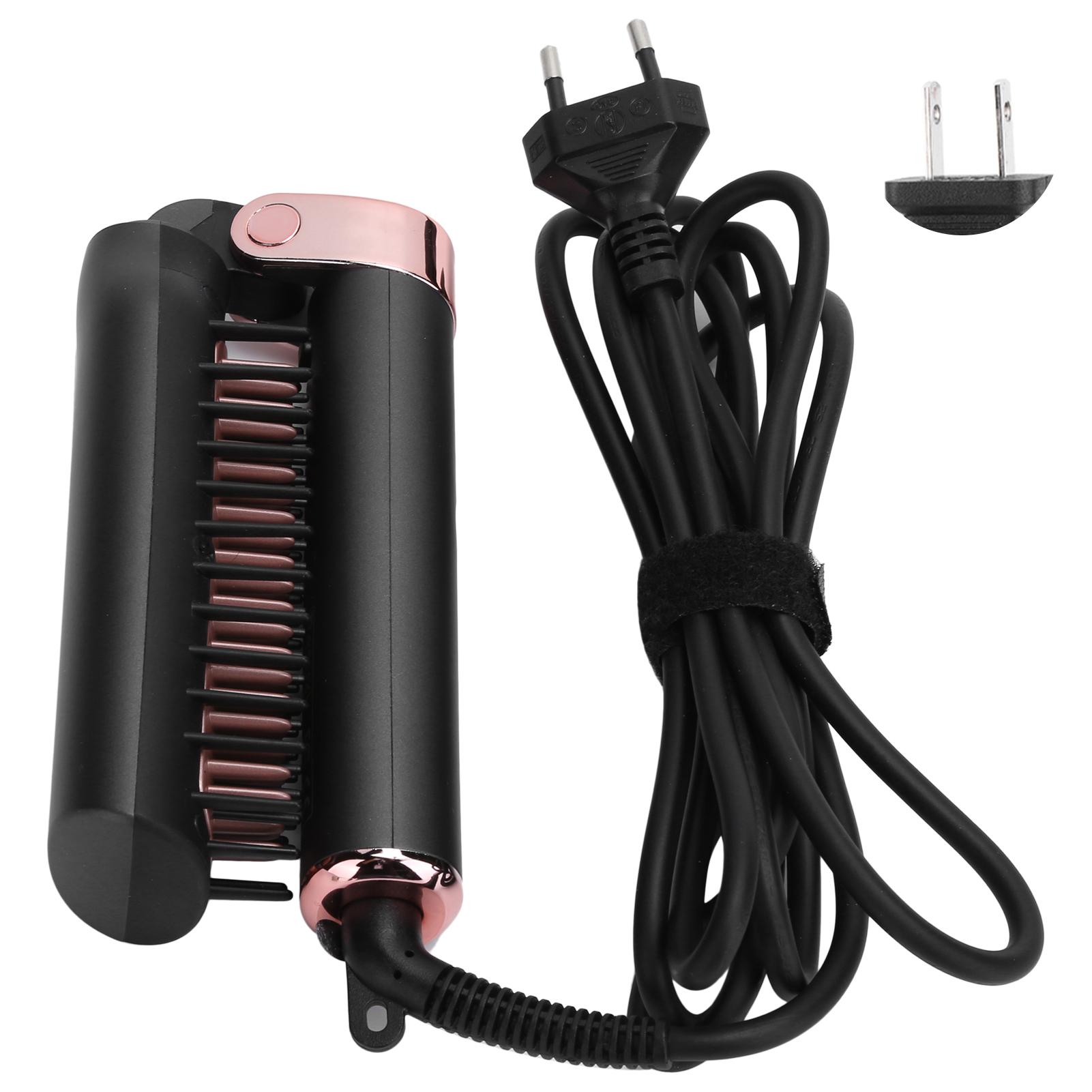 Складной выпрямитель волос Завиток Прямой Двойное использование Электрический выпрямитель для волос Расческа Щетка Серый 110-240V 
Складной выпрямитель волос Завиток Прямой Двойное использование Электрический выпрямитель для волос Расческа Щетка Серый 110-240V