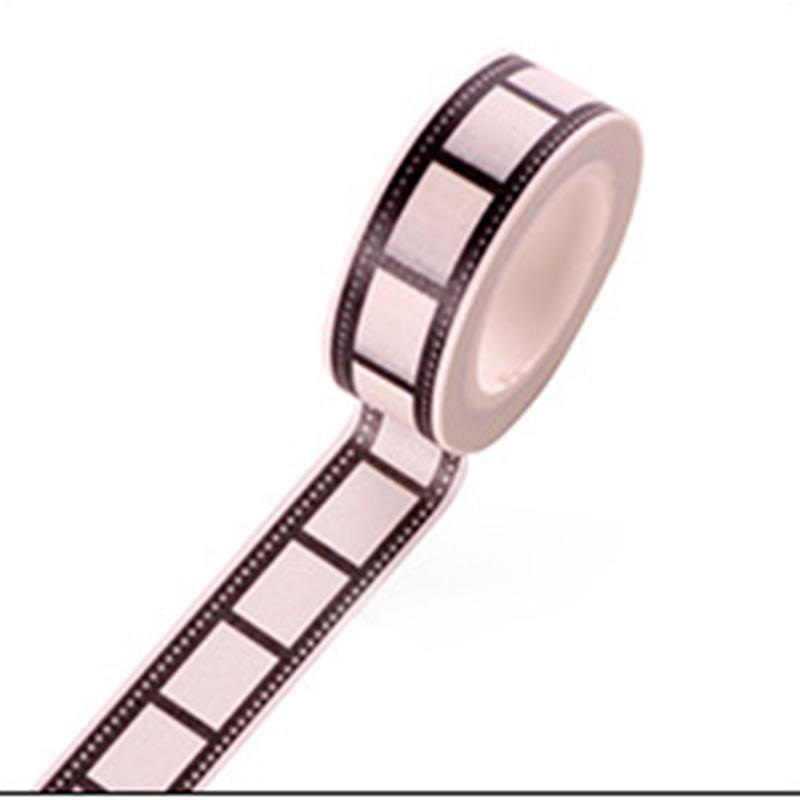 New 10M*15mm Tape Camera Roll Print Scrapbook DIY Sticker Decoration Japanese Tape Paper Black White Edges Two Styles 10m
New 10M*15mm Tape Camera Roll Print Scrapbook DIY Sticker Decoration Japanese Tape Paper Black White Edges Two Styles 10m