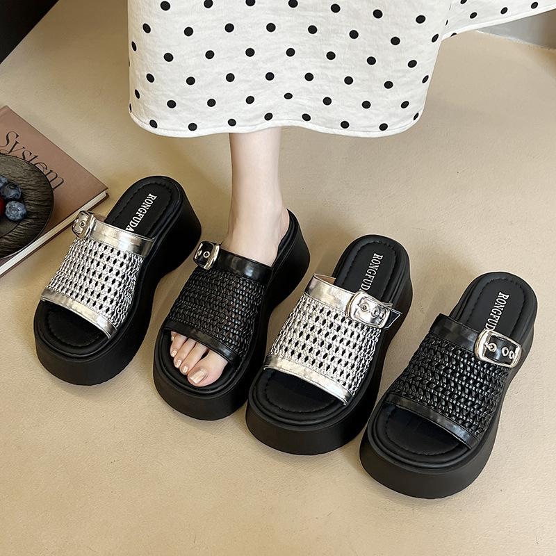 thick-soled bag head half slippers women s summer wear new women s shoes mesh shoes advanced sense lazy cool slippers 35
thick-soled bag head half slippers women s summer wear new women s shoes mesh shoes advanced sense lazy cool slippers 35