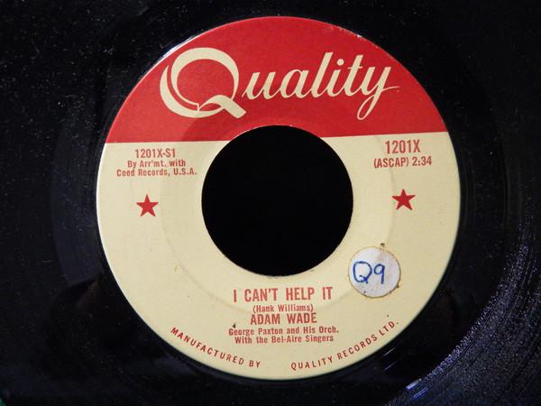 7-дюймовая пластинка ADAM WADE - I Can t Help It 1201X Качество 1960 Канада Соул/Фанк Б/У
7-дюймовая пластинка ADAM WADE - I Can t Help It 1201X Качество 1960 Канада Соул/Фанк Б/У
