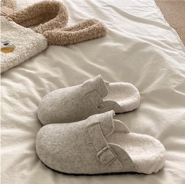 Полутапочки с толстой подошвой и закрытым носком, ленивые тапочки женские осенне-зимние новые из фетра и замши, с хлопковым верхом, обувь Мюли 40
Полутапочки с толстой подошвой и закрытым носком, ленивые тапочки женские осенне-зимние новые из фетра и замши, с хлопковым верхом, обувь Мюли 40