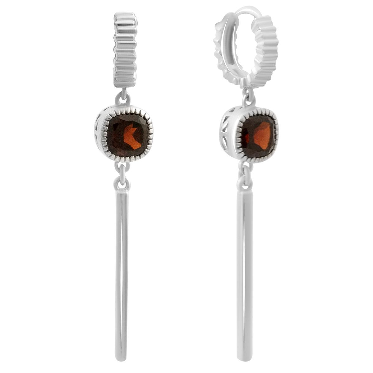Silver earrings with natural garnet 2.425ct (2195535)
Silver earrings with natural garnet 2.425ct (2195535)