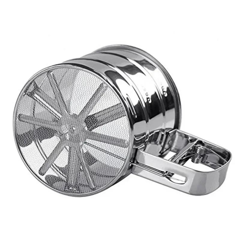 2024 NEW Stainless Steel Flour Sieve Cup Powder Mesh Kitchen Gadget for Cakes Hand-Screened Sugar Baking Strainer 1pcs
2024 NEW Stainless Steel Flour Sieve Cup Powder Mesh Kitchen Gadget for Cakes Hand-Screened Sugar Baking Strainer 1pcs