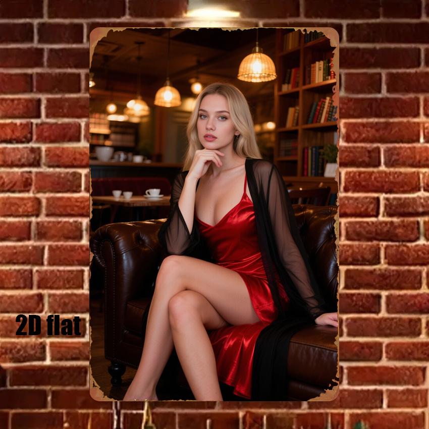 D PC Vintage Women Portrait Metal Sign x Inch Retro Wall Decor Hanging Plaque 20x30cm(7.8x11.8inch)
D PC Vintage Women Portrait Metal Sign x Inch Retro Wall Decor Hanging Plaque 20x30cm(7.8x11.8inch)