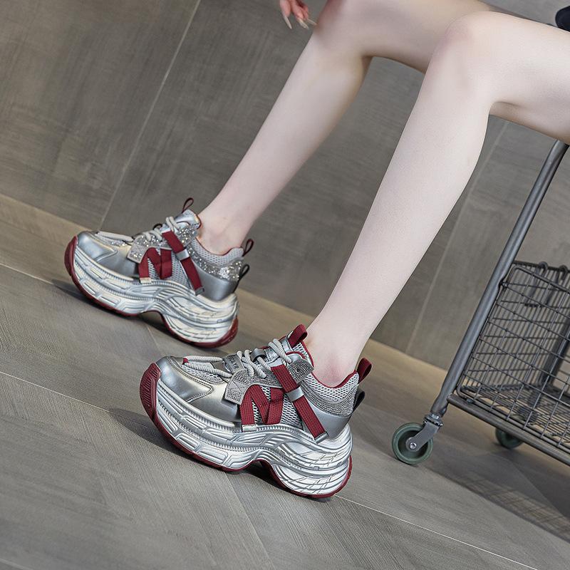 Platform-soled fashion dad shoes women s new casual versatile inner height increase lightweight small sports trendy shoes 40
Platform-soled fashion dad shoes women s new casual versatile inner height increase lightweight small sports trendy shoes 40