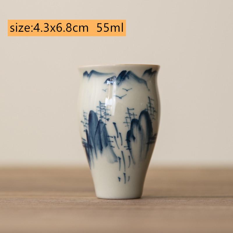 1 Pc Chinese Vintage Hand-painted Flowers Tea Cup Handmade Tea Bowl Household Teaware Travel Personal Master Teacup 55ml 4.3x6.8cm 55ml
1 Pc Chinese Vintage Hand-painted Flowers Tea Cup Handmade Tea Bowl Household Teaware Travel Personal Master Teacup 55ml 4.3x6.8cm 55ml