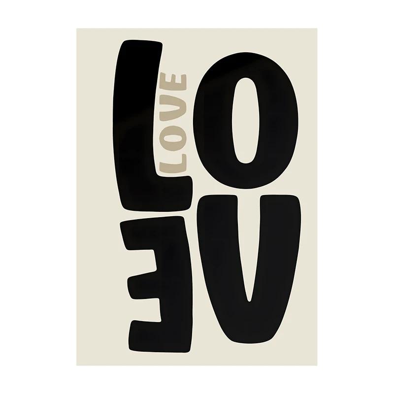 Trendy Art Posters Love Is Love Canvas Painting Bold Typography Print Desire Modern Wall Art Pictures for Room Home Decoration 21X30CMNo Framed
Trendy Art Posters Love Is Love Canvas Painting Bold Typography Print Desire Modern Wall Art Pictures for Room Home Decoration 21X30CMNo Framed