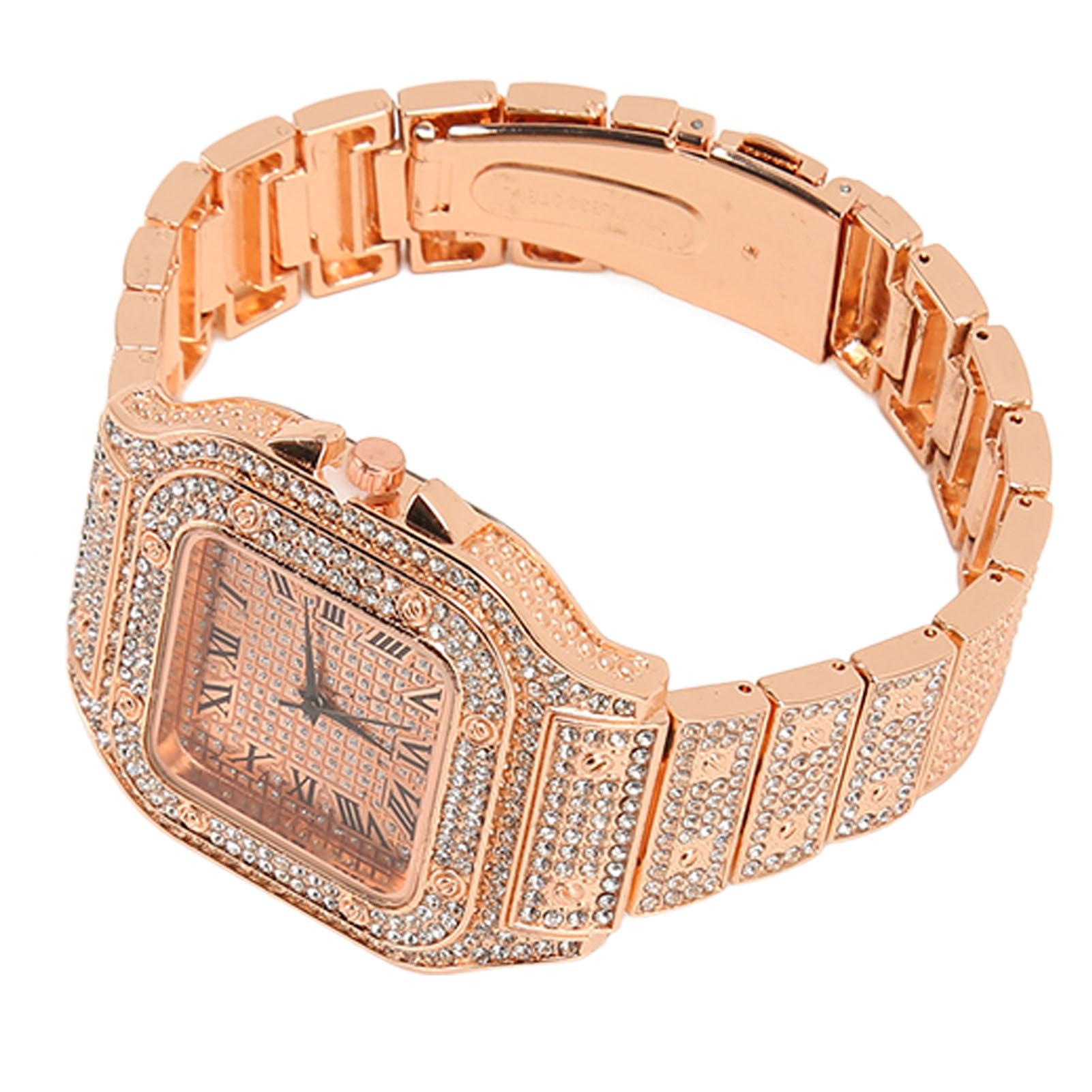 Quartz Rhinestone Watch Fashionable Alloy Accurate Time Business Rhinestone Watch for Daily Life
Quartz Rhinestone Watch Fashionable Alloy Accurate Time Business Rhinestone Watch for Daily Life