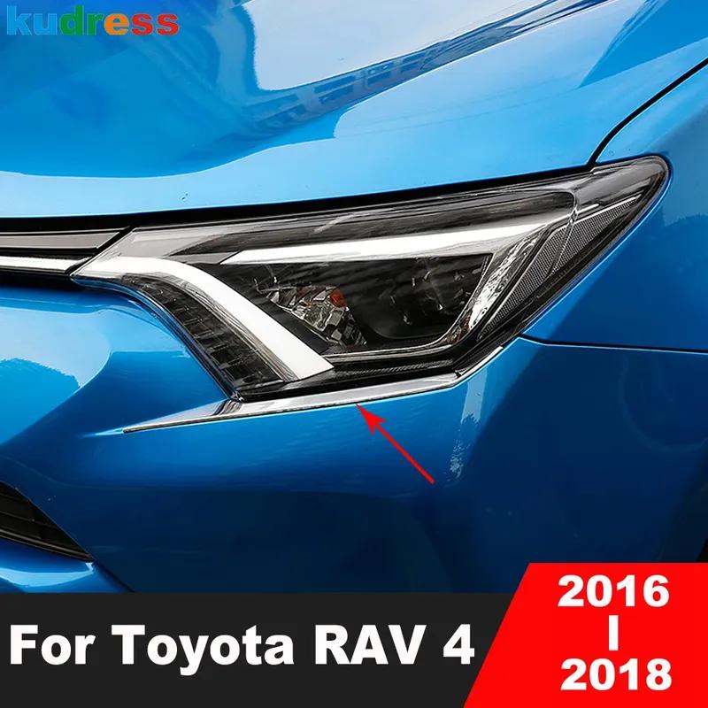 Front Head Light Lamp Eyebrow Cover Trim For Toyota RAV4 RAV 4 2016 2017 2018 Chrome Car Headlight Eyelid Strip Accessories
Front Head Light Lamp Eyebrow Cover Trim For Toyota RAV4 RAV 4 2016 2017 2018 Chrome Car Headlight Eyelid Strip Accessories