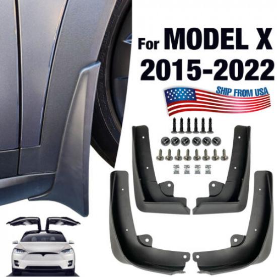4x Mud Flaps Splash Guard Fender Mudguard For Tesla Model X 2015- W Screws
4x Mud Flaps Splash Guard Fender Mudguard For Tesla Model X 2015- W Screws
