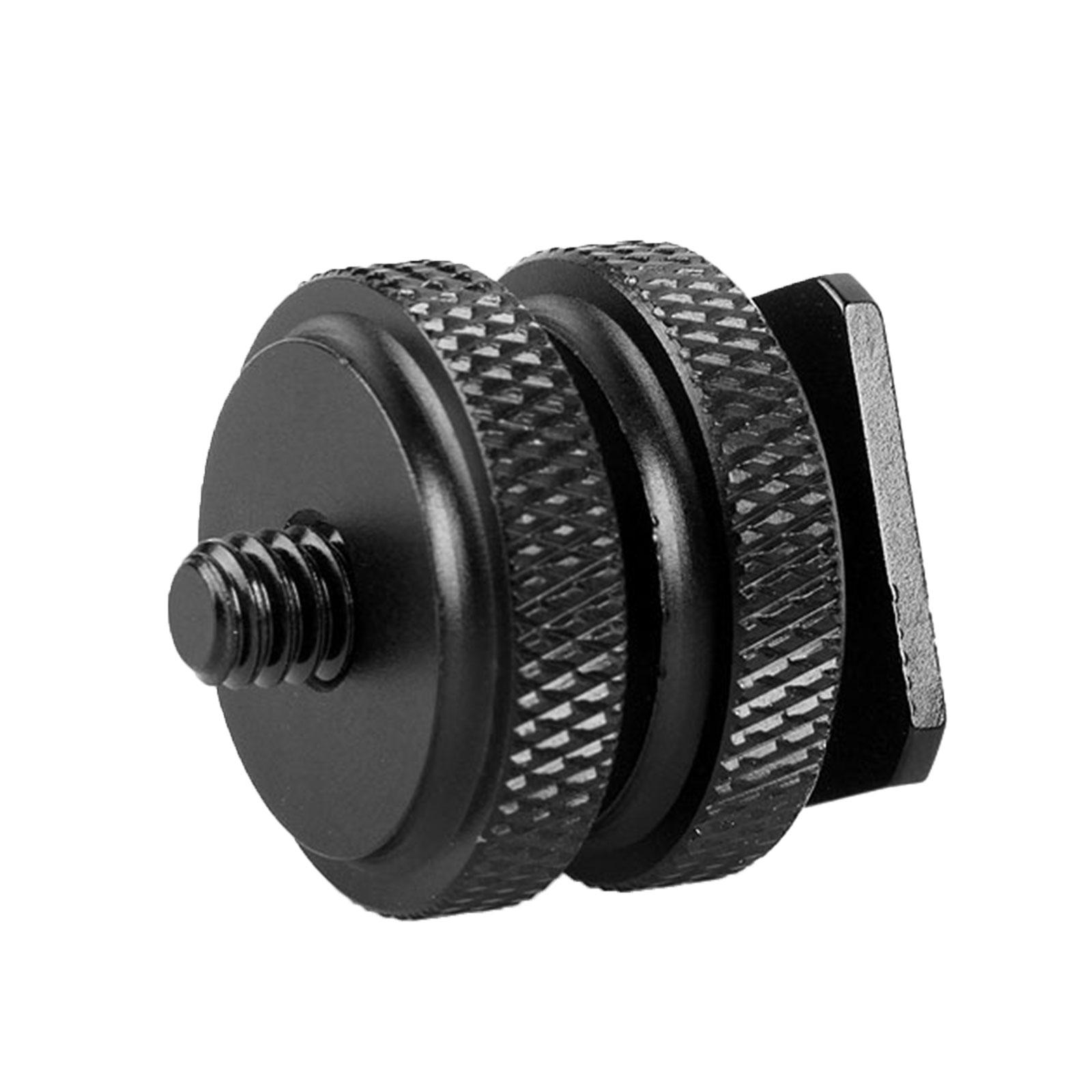 Enhanceds 1/4 Double Conversion Screw to Hot Shoe Adapter Double Layer for Flash Accessories Attachment 1
Enhanceds 1/4 Double Conversion Screw to Hot Shoe Adapter Double Layer for Flash Accessories Attachment 1