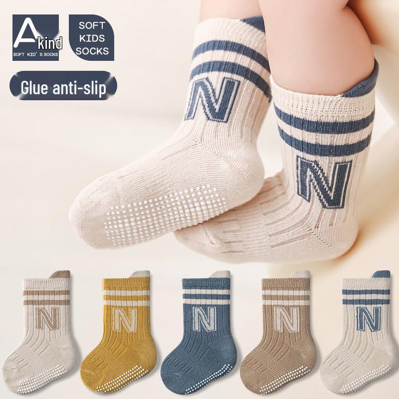Newborn & Toddler Non-Slip Floor Socks: Spring/Summer Style with Waistband L for 3-5 years, foot length 13-15cm
Newborn & Toddler Non-Slip Floor Socks: Spring/Summer Style with Waistband L for 3-5 years, foot length 13-15cm