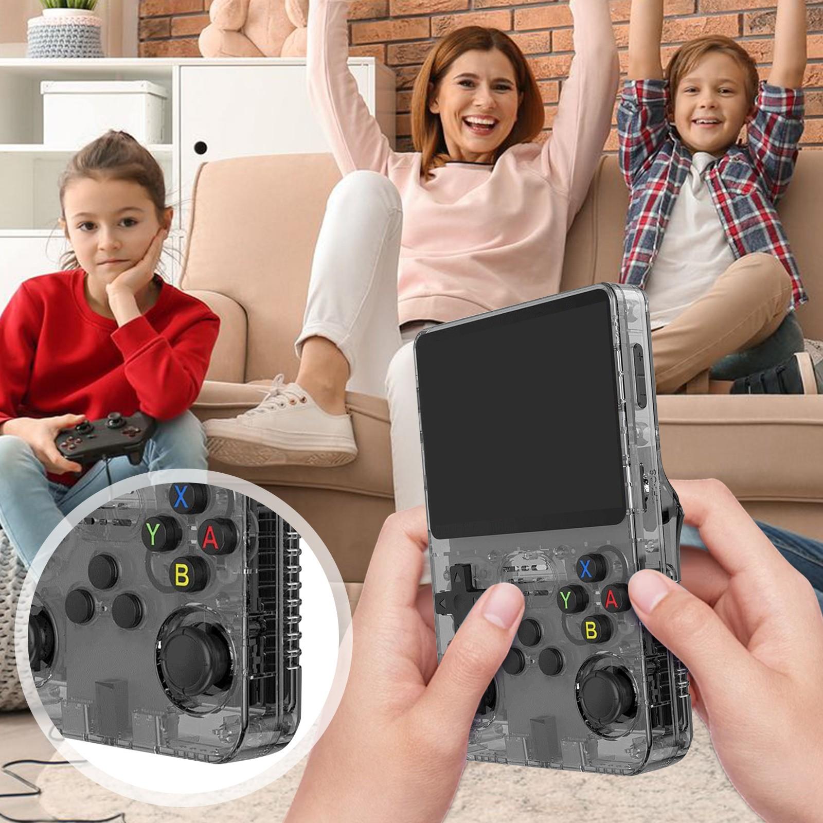 Портативная игровая консоль 64G со встроенной памятью 128G, более 20000 игр, система Linux с открытым исходным кодом, 3,5-дюймовый IPS-экран, портативный карманный видеоплеер One Size чёрный
Портативная игровая консоль 64G со встроенной памятью 128G, более 20000 игр, система Linux с открытым исходным кодом, 3,5-дюймовый IPS-экран, портативный карманный видеоплеер One Size чёрный