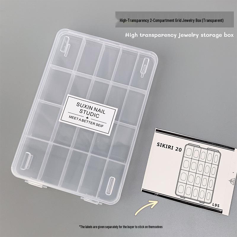 Коробка для хранения нейл-арта с 20 отделениями для жемчуга и типсов, многоячеечная конструкция с защитой от окисления
Коробка для хранения нейл-арта с 20 отделениями для жемчуга и типсов, многоячеечная конструкция с защитой от окисления