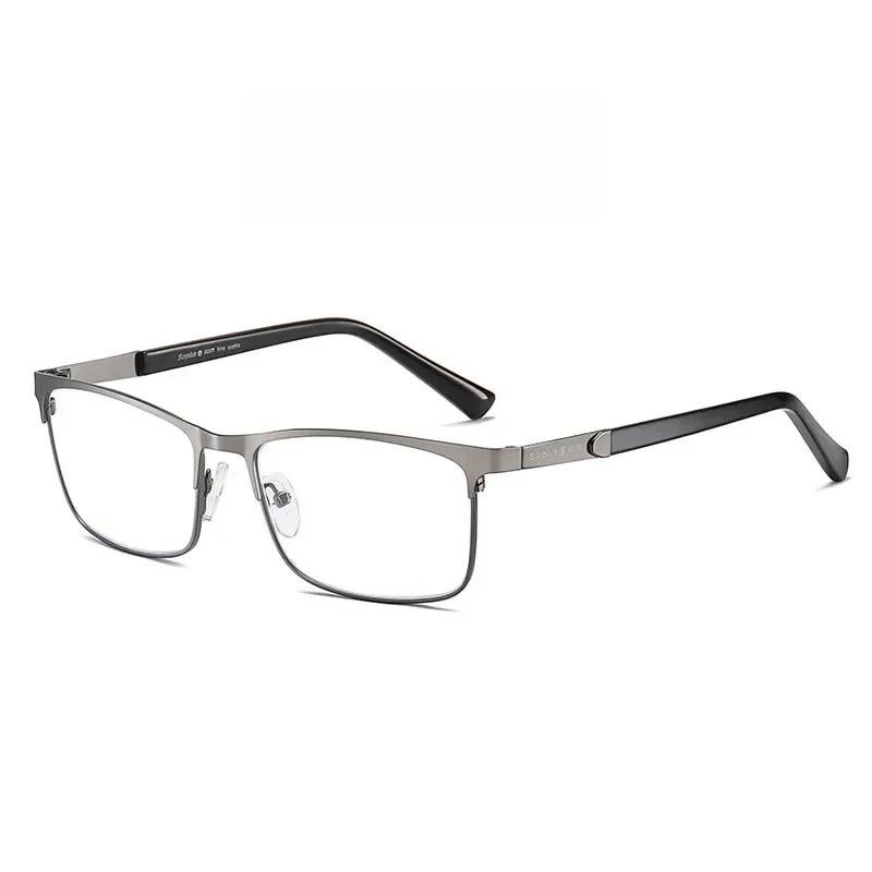 New Metal Full Frame Eyewear Anti Blue Light Blocking Presbyopia Reading Glasses for Man Woman Business Eyeglasses +1.0 To +4.0 +100 серый
New Metal Full Frame Eyewear Anti Blue Light Blocking Presbyopia Reading Glasses for Man Woman Business Eyeglasses +1.0 To +4.0 +100 серый