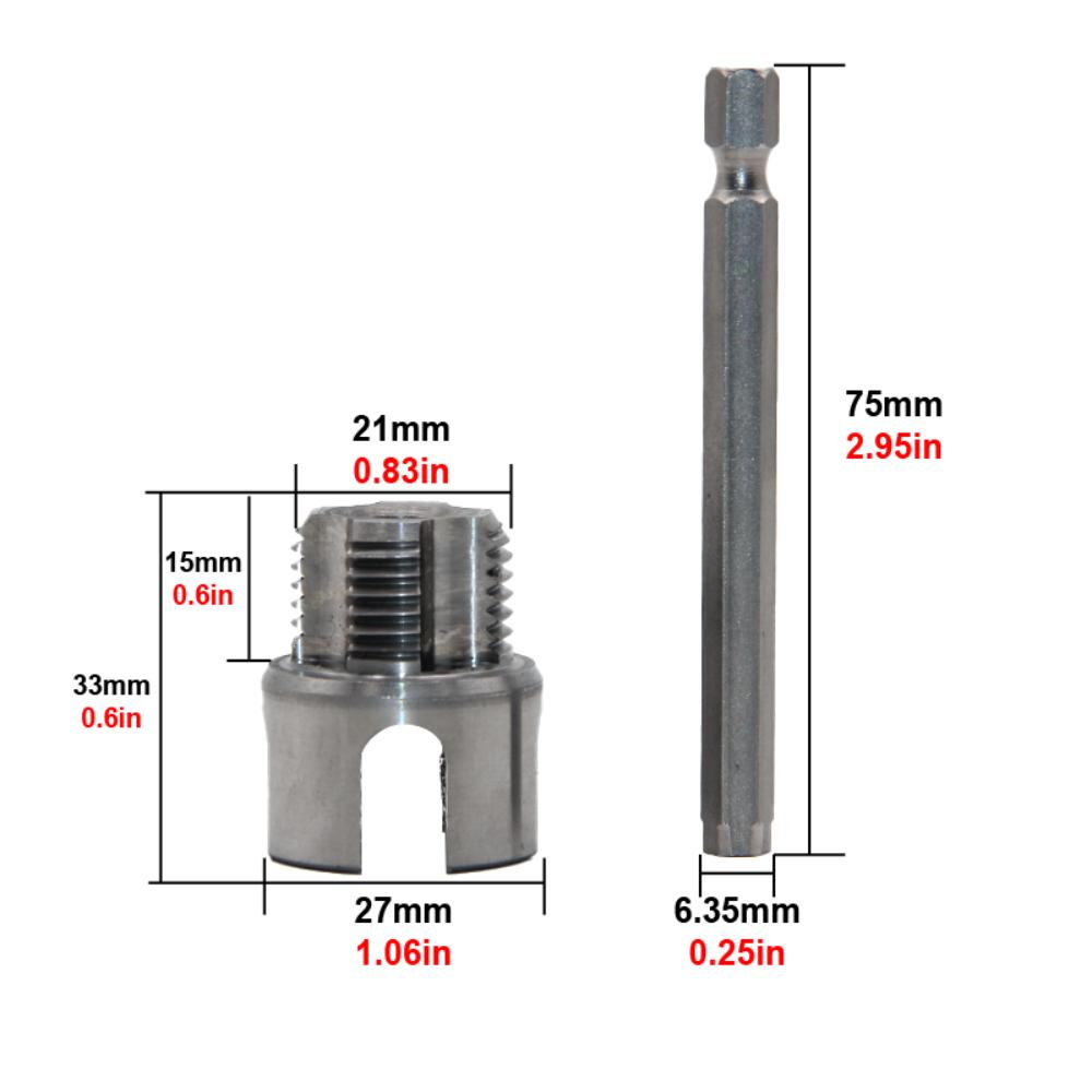 Double-Ended 4/6 Water Pipe Hole Opener Electric Drill Hexagonal Tapping Tools Hex Shank Thread Openers Punching Drill Bit
Double-Ended 4/6 Water Pipe Hole Opener Electric Drill Hexagonal Tapping Tools Hex Shank Thread Openers Punching Drill Bit
