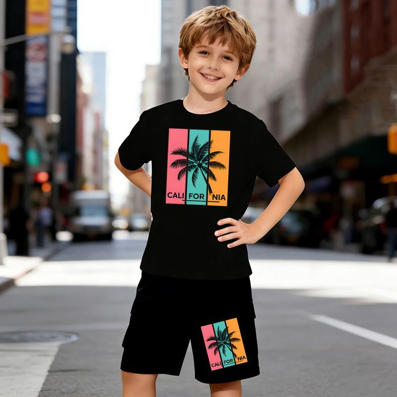 Boys 2 Piece American Vacation Style Print Outfit, Short Sleeve T-Shirt and Shorts Set for Kids Age 5-14,Black and White Sporty Casual Summer Clothes 5-6 Years чёрный
Boys 2 Piece American Vacation Style Print Outfit, Short Sleeve T-Shirt and Shorts Set for Kids Age 5-14,Black and White Sporty Casual Summer Clothes 5-6 Years чёрный