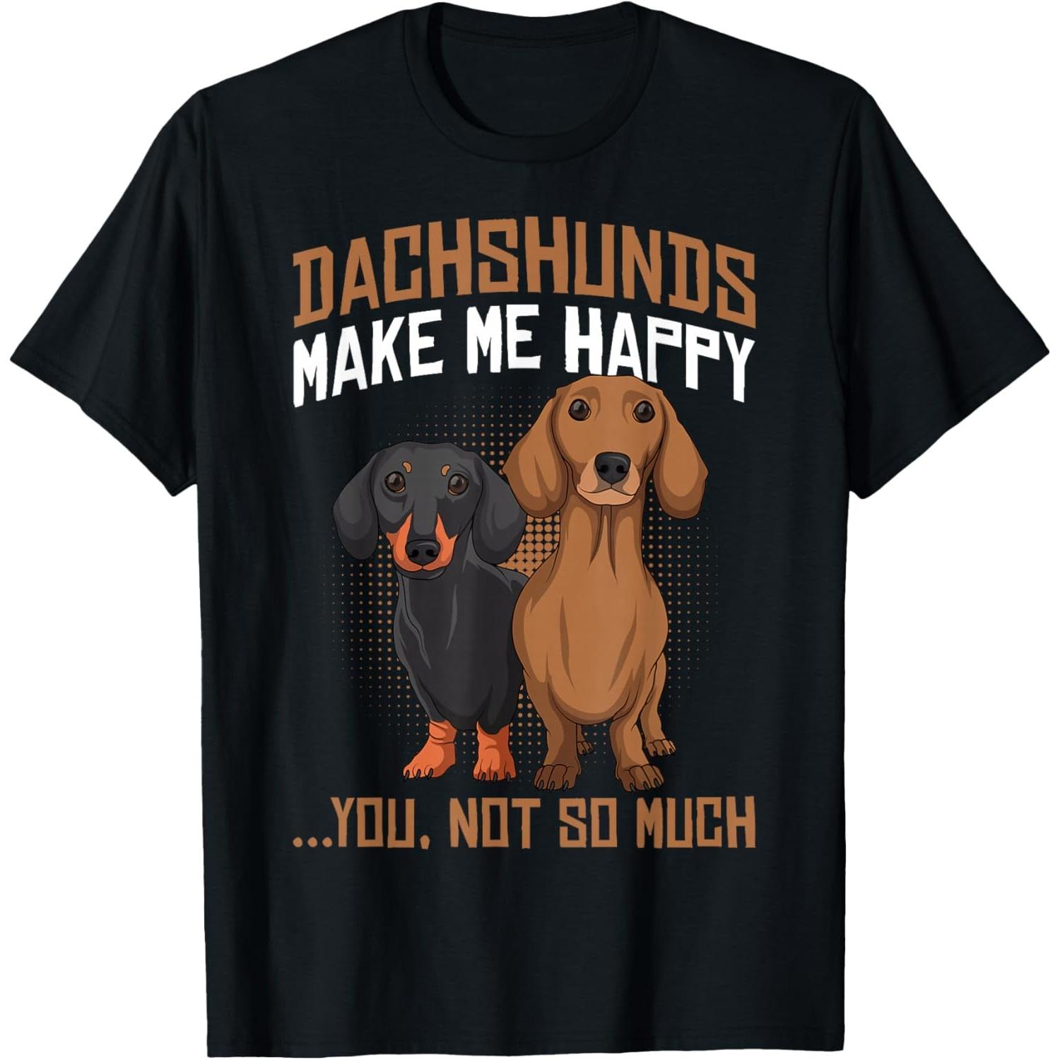 Dachshunds Make Me Happy Funny Weiner Dog Lover Mens Graphic Tee Casual Cotton TShirt XXXXXL чорний
Dachshunds Make Me Happy Funny Weiner Dog Lover Mens Graphic Tee Casual Cotton TShirt XXXXXL чорний