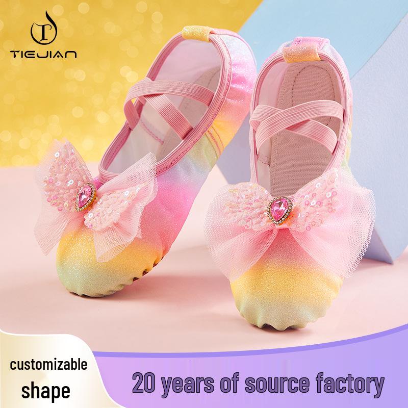 Kids Rainbow Ballet Soft Sole Dance Shoes - Non-Slip Cat Paw Design for Girls Performances Size 23 розовый
Kids Rainbow Ballet Soft Sole Dance Shoes - Non-Slip Cat Paw Design for Girls Performances Size 23 розовый