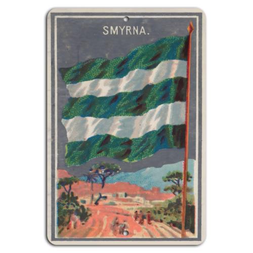 Vintage Smyrna Nostalgic Landscape and Flag ArtAluminum 20x30cm(7.8x11.8inch)
Vintage Smyrna Nostalgic Landscape and Flag ArtAluminum 20x30cm(7.8x11.8inch)