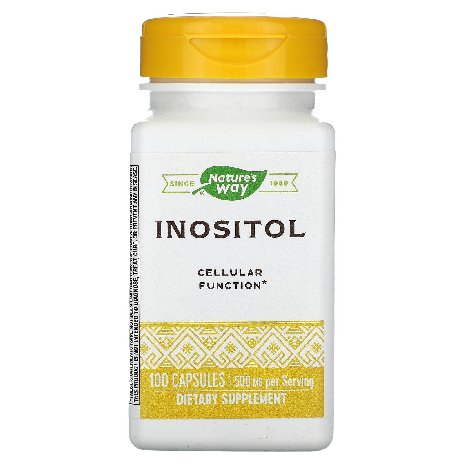 Nature s Way, Inositol, 500 мг, 100 капсул
Nature s Way, Inositol, 500 мг, 100 капсул