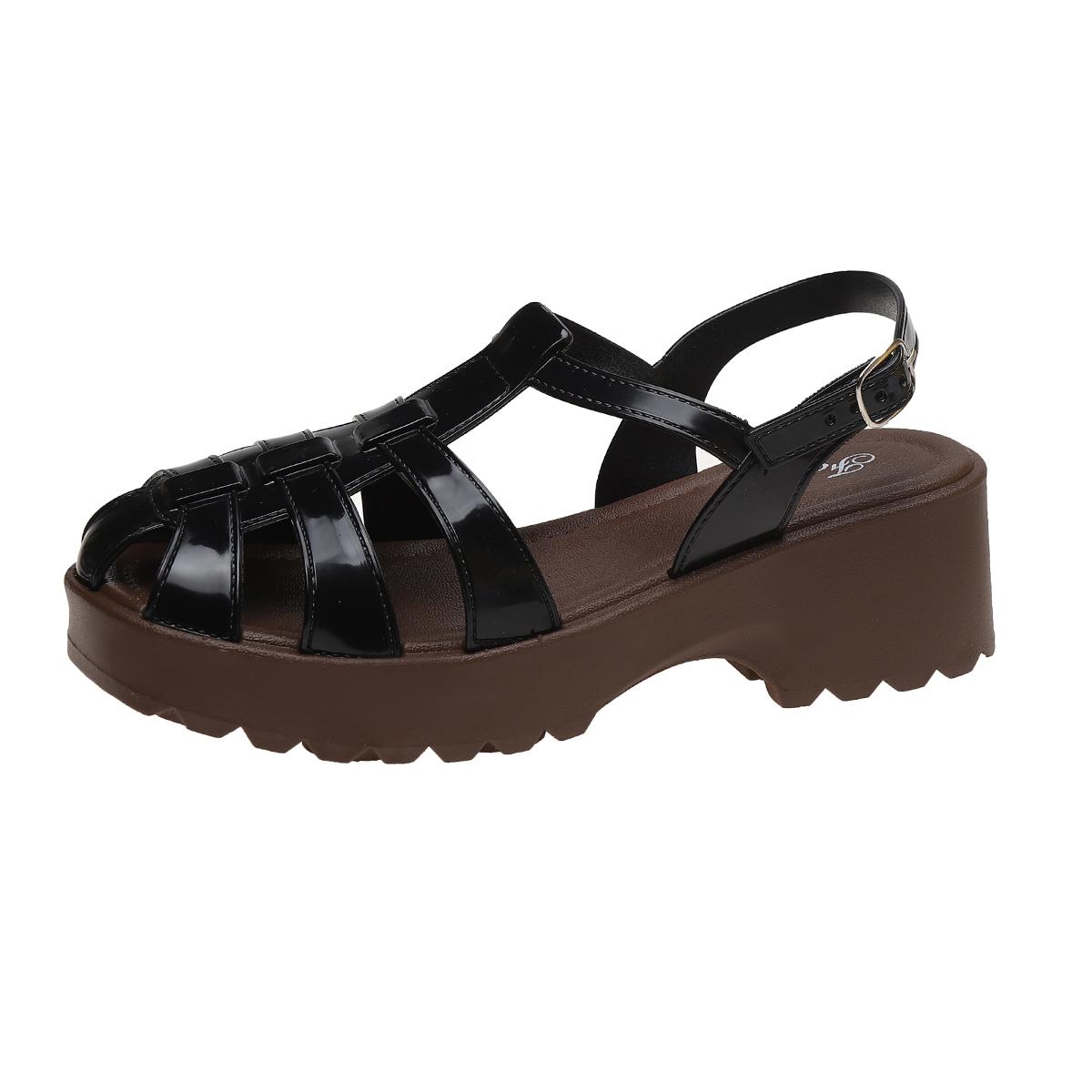 Braided Toe Sandals Summer New Round Head Shallow Mouth Metal Buckle A Line with Waterproof Platform Non-slip High Heels 41
Braided Toe Sandals Summer New Round Head Shallow Mouth Metal Buckle A Line with Waterproof Platform Non-slip High Heels 41