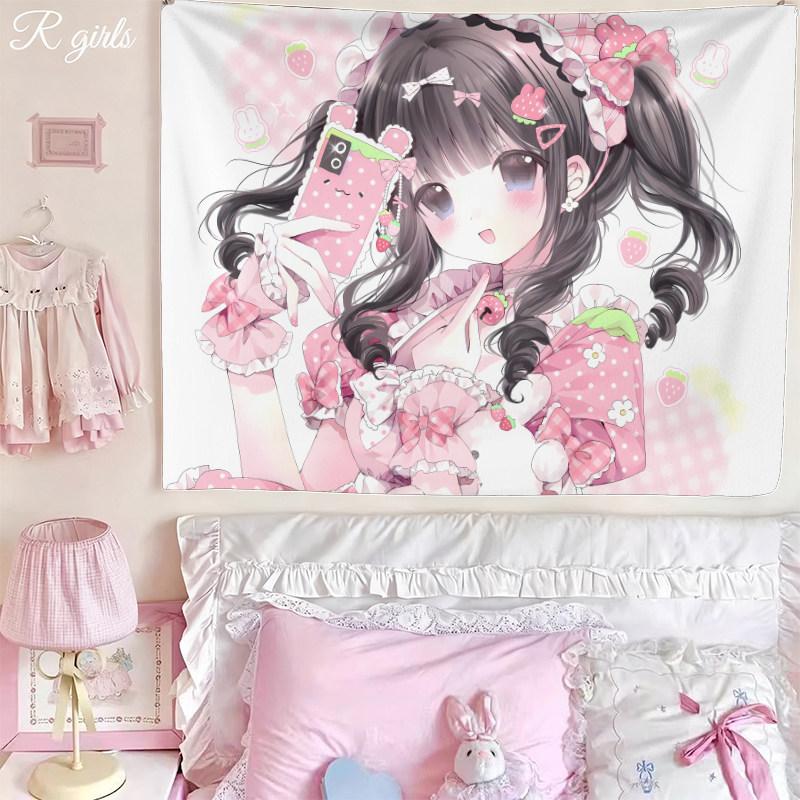 Retro Old Japanese Style Anime Beautiful Girl Tapestry Ins Style Lolita Wall Hanging Home Decor Kawaii Room Aesthetic Background 74x94cm(29x37in)
Retro Old Japanese Style Anime Beautiful Girl Tapestry Ins Style Lolita Wall Hanging Home Decor Kawaii Room Aesthetic Background 74x94cm(29x37in)
