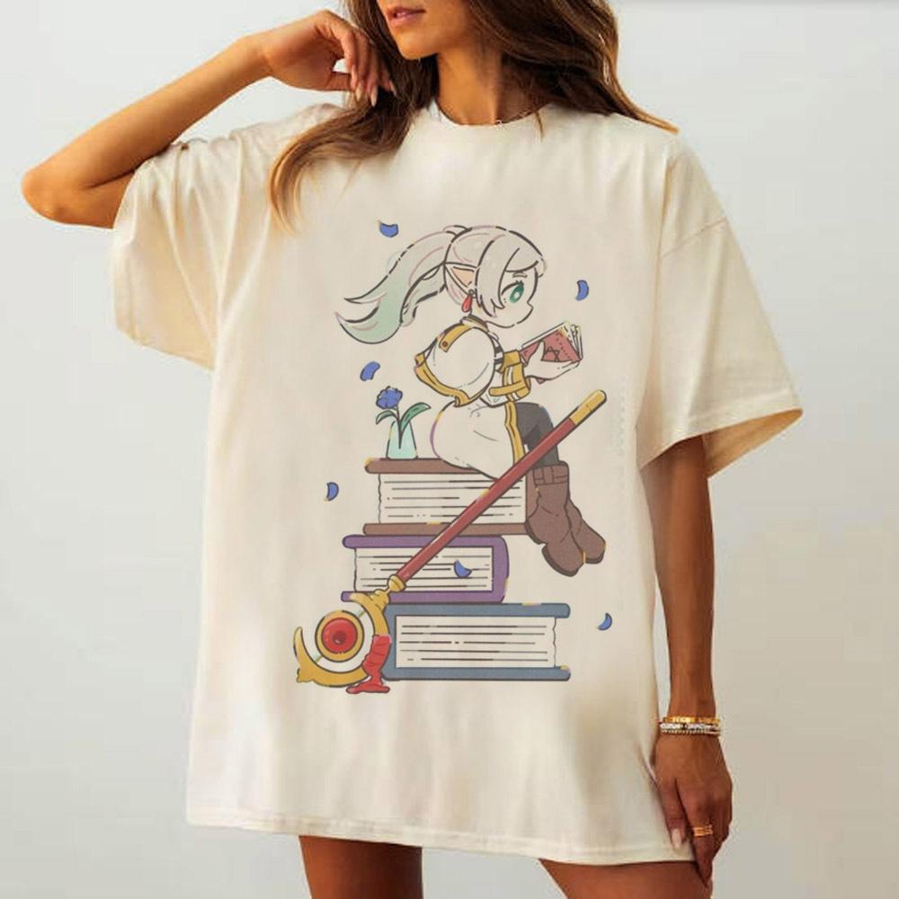Frieren t shirt female kawaii hip hop Pastel 80s Y2k Breathable tshirt korean clothes streetwear Pastel Trendy 2000s S
Frieren t shirt female kawaii hip hop Pastel 80s Y2k Breathable tshirt korean clothes streetwear Pastel Trendy 2000s S