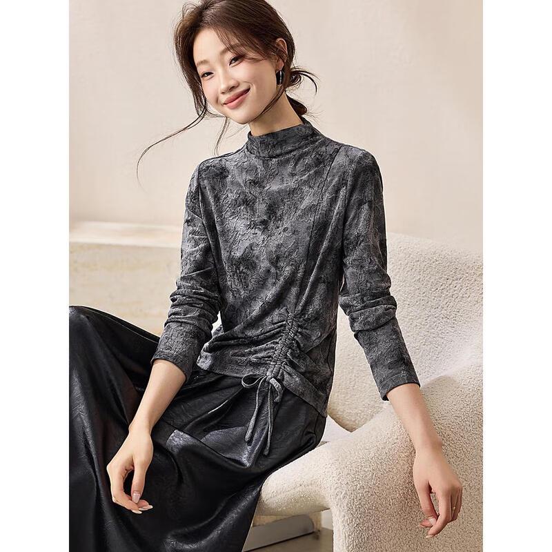Mohan Yimei Soft Weave Textured Mock Neck Drawstring Base Shirt L (110-120 jin)
Mohan Yimei Soft Weave Textured Mock Neck Drawstring Base Shirt L (110-120 jin)