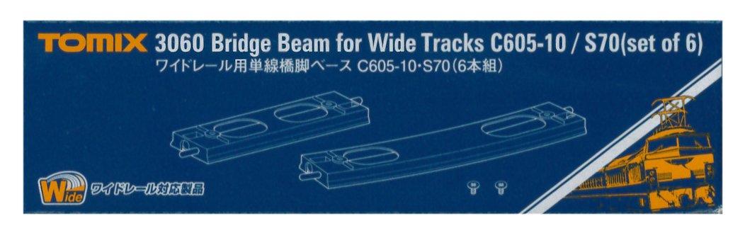 TOMIX N Gauge Wide Rail Single Track Pier Base S70 Набор из 6 3060 Железнодорожные принадлежности для моделей C605-10
TOMIX N Gauge Wide Rail Single Track Pier Base S70 Набор из 6 3060 Железнодорожные принадлежности для моделей C605-10