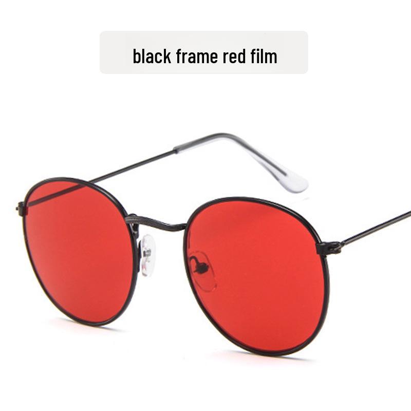 Ретро жіночі металеві сонцезахисні окуляри круглої форми з кольоровими лінзами - Європейська та американська мода. 3447-158-16
Ретро жіночі металеві сонцезахисні окуляри круглої форми з кольоровими лінзами - Європейська та американська мода. 3447-158-16