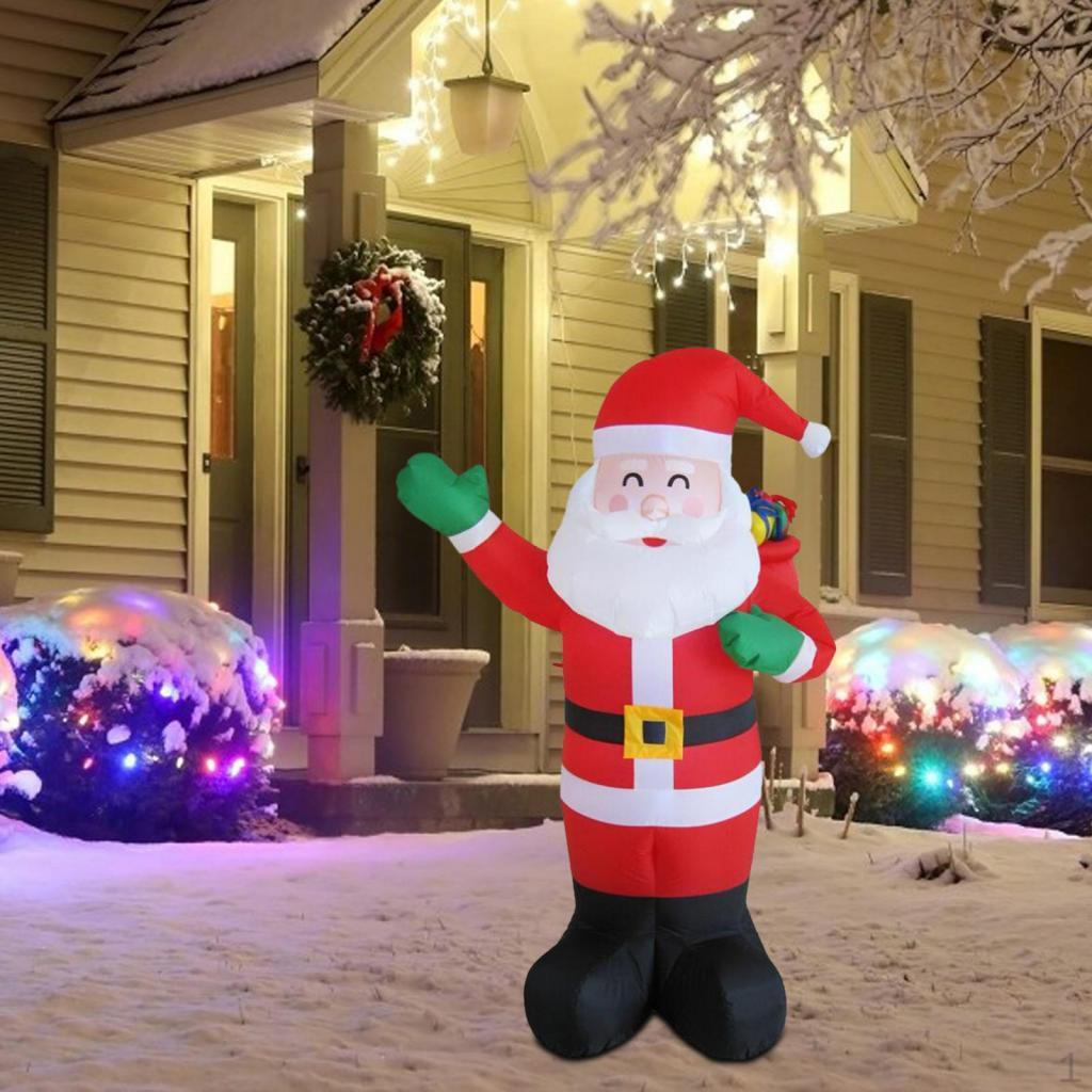 Lighted Up Inflatable Santa Luminous for Patio Holiday Yard
Lighted Up Inflatable Santa Luminous for Patio Holiday Yard