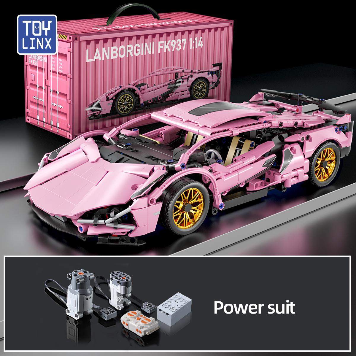 TOYLINX Супер Рожевий Технічний Швидкісний Транспорт Будівельні Блоки Машина Гоночні Цеглинки Іграшки Подарунки на День Народження Різдво для Дітей
TOYLINX Супер Рожевий Технічний Швидкісний Транспорт Будівельні Блоки Машина Гоночні Цеглинки Іграшки Подарунки на День Народження Різдво для Дітей