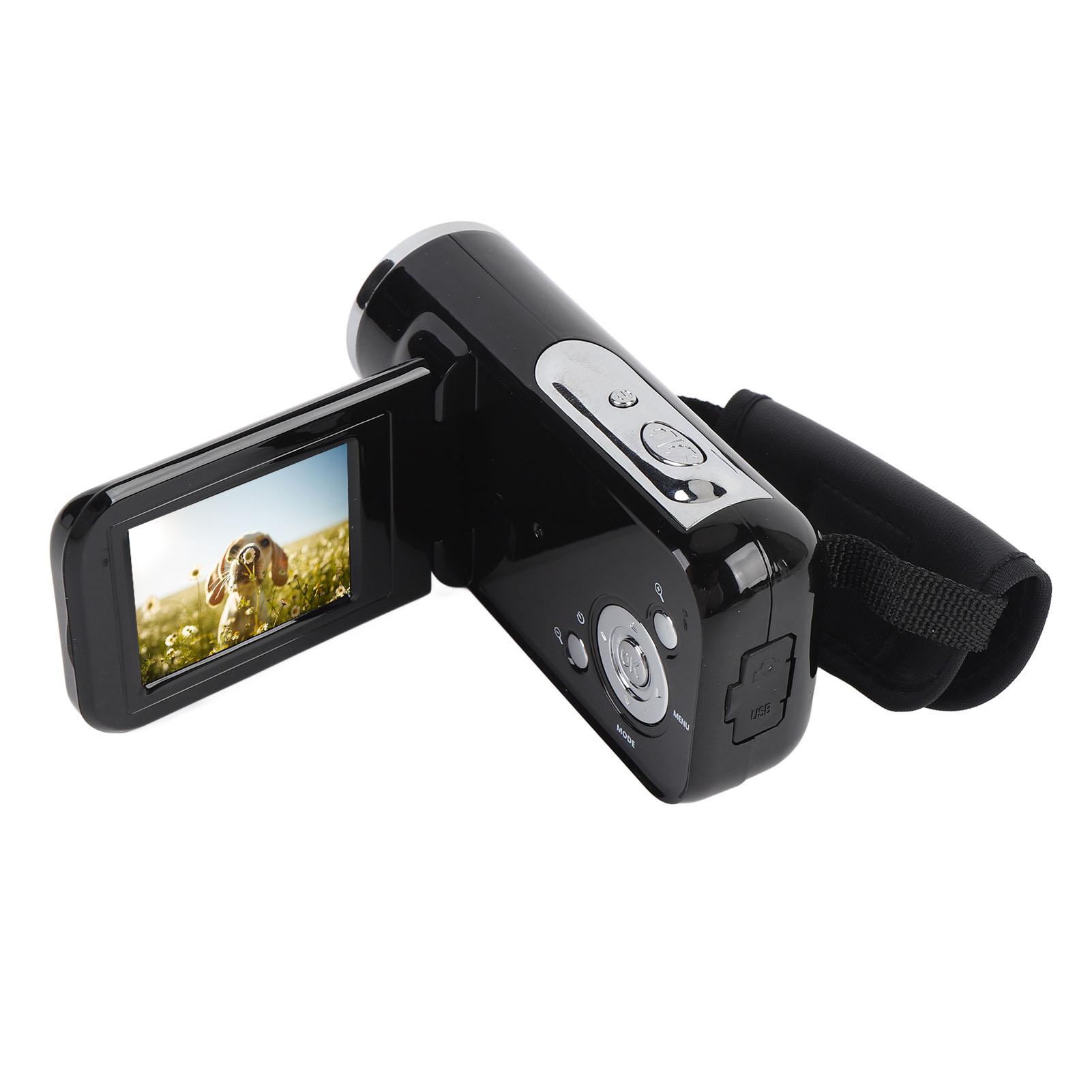 Цифрова відеокамера 2-дюймовий кольоровий екран 1080P 16MP 16x зум Стабілізація зображення DV відеокамера для подорожей, кампусу, запису зростання чорний
Цифрова відеокамера 2-дюймовий кольоровий екран 1080P 16MP 16x зум Стабілізація зображення DV відеокамера для подорожей, кампусу, запису зростання чорний