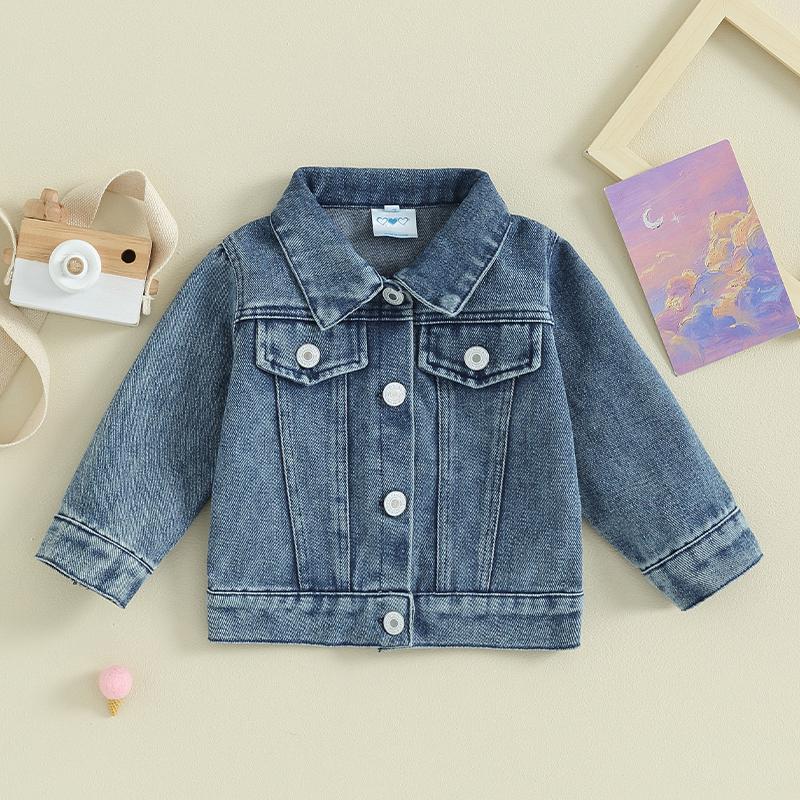 Children Baby Girls Clothes Fashion Spring Autumn Baby Girl Denim Jacket Casual Letter Embroidery Outerwear Kids Coat 3-4T
Children Baby Girls Clothes Fashion Spring Autumn Baby Girl Denim Jacket Casual Letter Embroidery Outerwear Kids Coat 3-4T