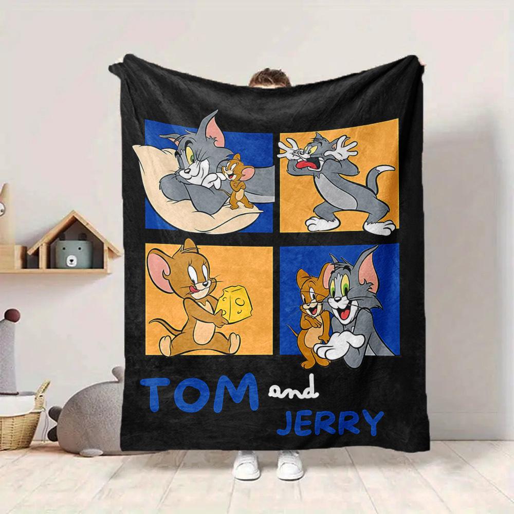 1pc Tom Jerry Flannel Throw Blanket Lightweight Soft Warm All Season Blanket for Sofa, Bed, Travel,L1028102 150x200cm
1pc Tom Jerry Flannel Throw Blanket Lightweight Soft Warm All Season Blanket for Sofa, Bed, Travel,L1028102 150x200cm