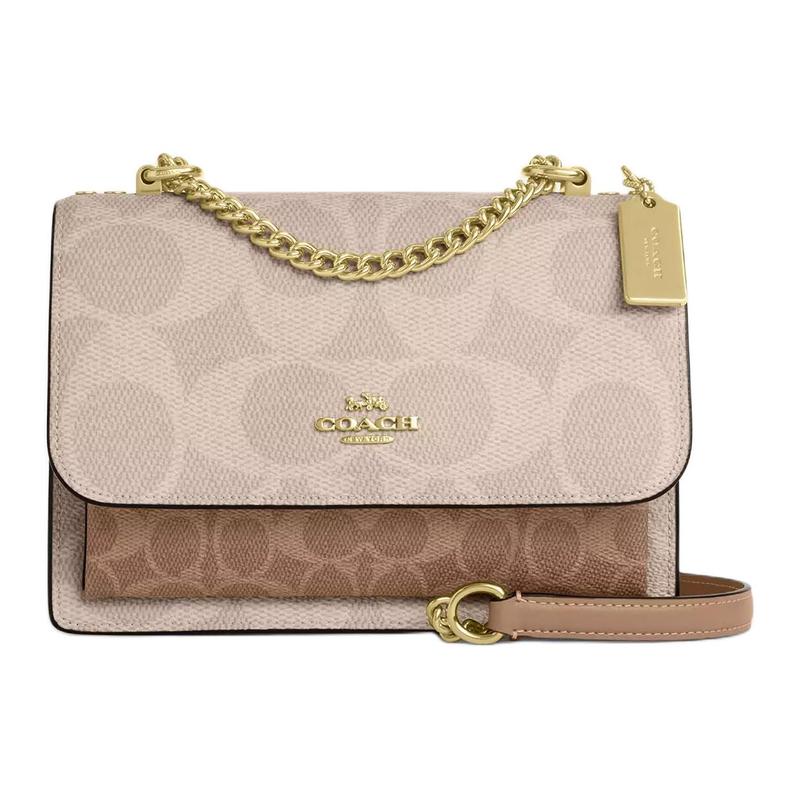COACH Klare 21 gold hardware coated canvas crossbody shoulder bag small women s sand and tan золотий
COACH Klare 21 gold hardware coated canvas crossbody shoulder bag small women s sand and tan золотий