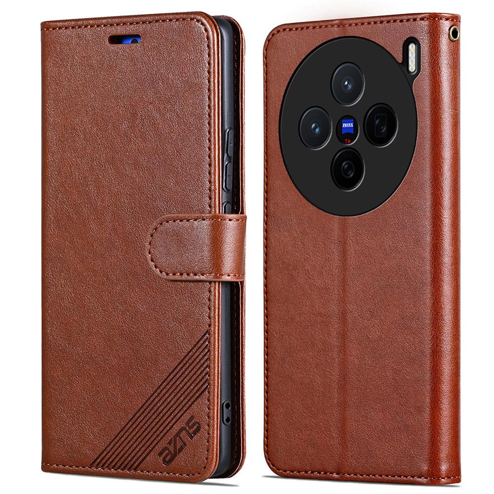 For vivo X200 5G Case Anti-Scratch PU Leather Stand Wallet Phone Cover Brown
For vivo X200 5G Case Anti-Scratch PU Leather Stand Wallet Phone Cover Brown
