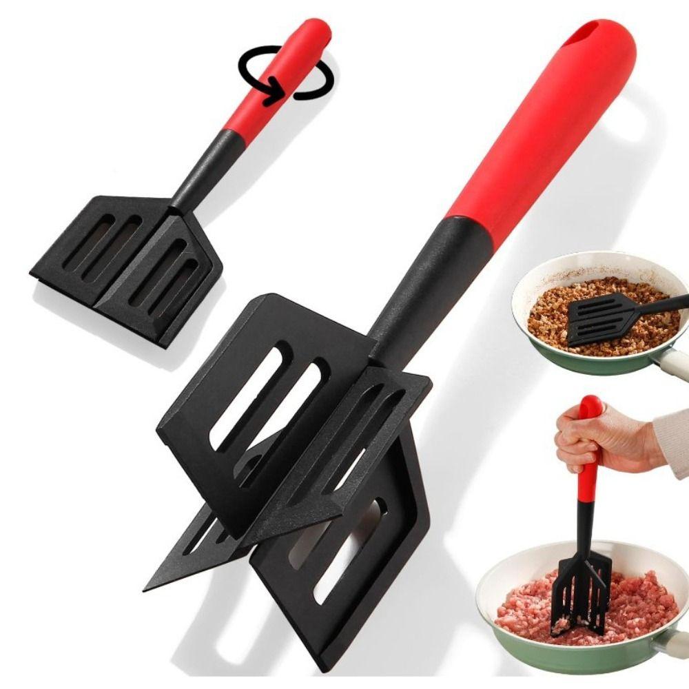 Heat Resistant Meat Chopper Professional Ground Beef Smasher New Potato Masher for Kitchen Gadgets Black red
Heat Resistant Meat Chopper Professional Ground Beef Smasher New Potato Masher for Kitchen Gadgets Black red