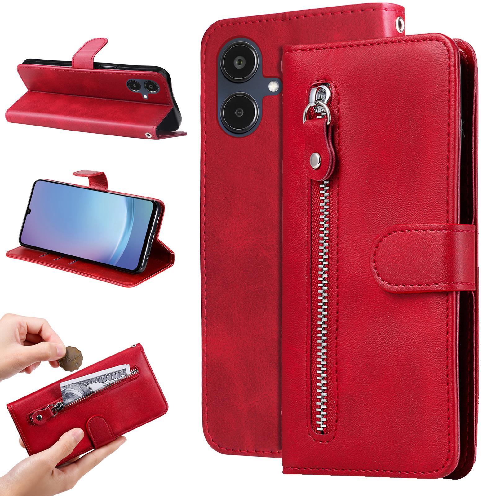 For Samsung Galaxy A25e PU Leather Cases with Zipper Pocket Wallet Phone Cover Stand Red
For Samsung Galaxy A25e PU Leather Cases with Zipper Pocket Wallet Phone Cover Stand Red