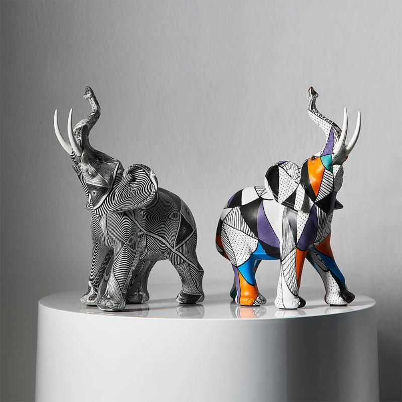 Modern Simple Art Dazzling Elephant Ornaments Creative Crafts Living Room Entrance Desk Resin Decorative Ornaments
Modern Simple Art Dazzling Elephant Ornaments Creative Crafts Living Room Entrance Desk Resin Decorative Ornaments
