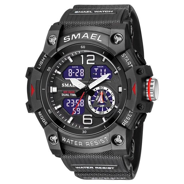 sports watch men s fashion watches alarm clock stopwatch LED digital backlight dual-time display waterproof watch men s 80 чорний
sports watch men s fashion watches alarm clock stopwatch LED digital backlight dual-time display waterproof watch men s 80 чорний