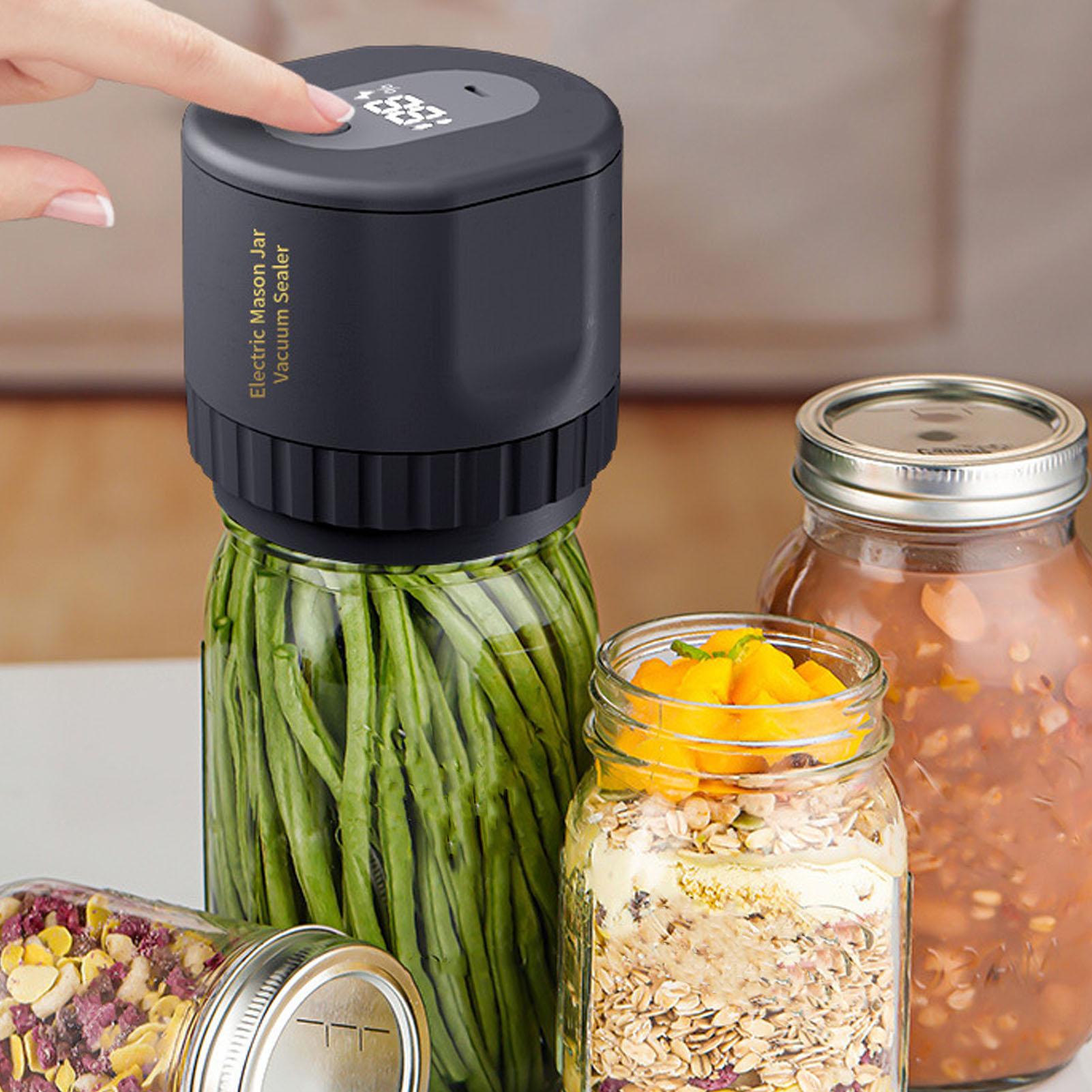 Mason Jar Vacuum Sealer Rechargeable One Click Operation Portable Jar Sealing Machine for Home
Mason Jar Vacuum Sealer Rechargeable One Click Operation Portable Jar Sealing Machine for Home