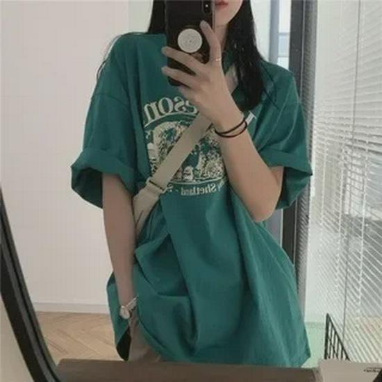 Korean Summer Loose Fit Short Sleeve T-Shirt for Women - 2022 Trendy Design XL помаранчевий
Korean Summer Loose Fit Short Sleeve T-Shirt for Women - 2022 Trendy Design XL помаранчевий