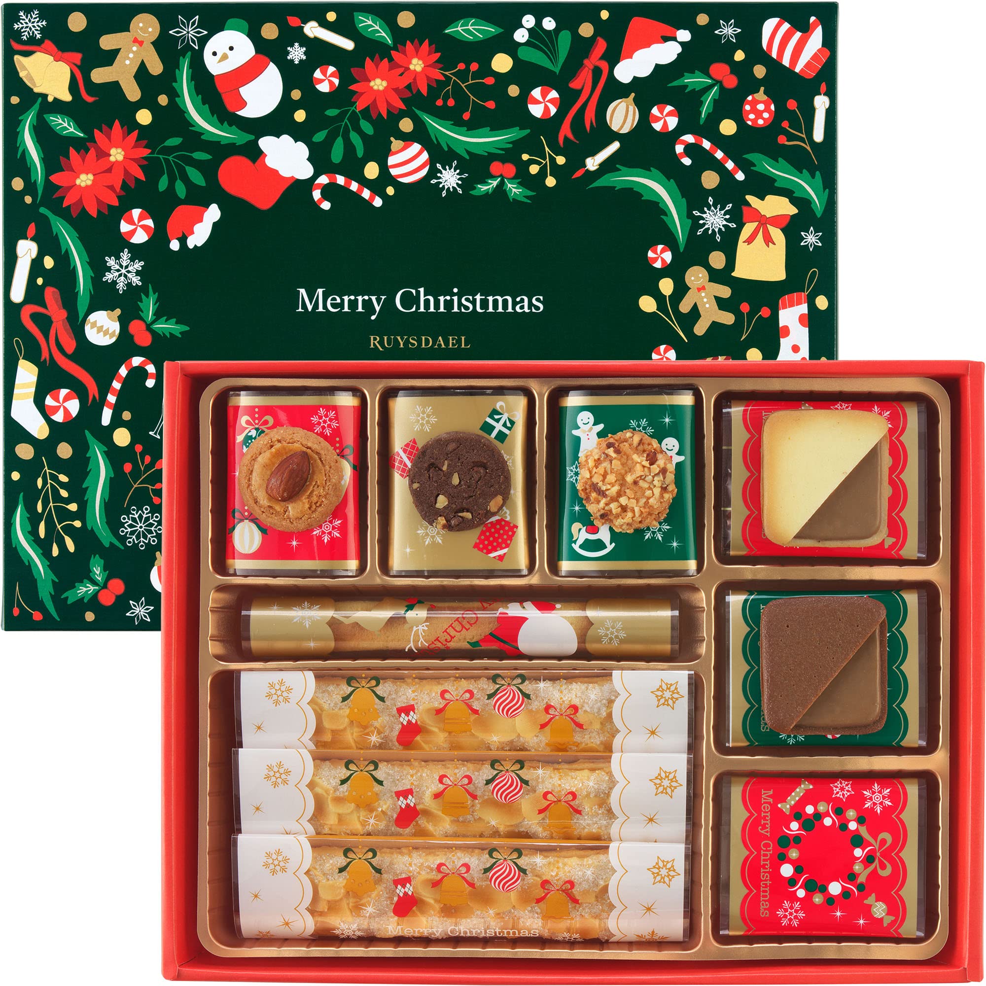 Christmas Gift Sweets Sweets RUYSDAEL Christmas Gift Almond Leaf x 6 Cookies 6 Types 27 Pieces (LX-L)
Christmas Gift Sweets Sweets RUYSDAEL Christmas Gift Almond Leaf x 6 Cookies 6 Types 27 Pieces (LX-L)
