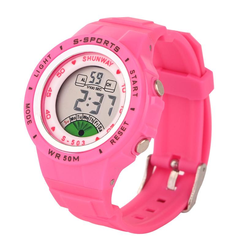 Children Watch Electronic Cook Girl Fashion Wristwatch 50m Waterproof Boys Student Sports digital Watches Alarm Clock gift Яскраво-рожевий
Children Watch Electronic Cook Girl Fashion Wristwatch 50m Waterproof Boys Student Sports digital Watches Alarm Clock gift Яскраво-рожевий
