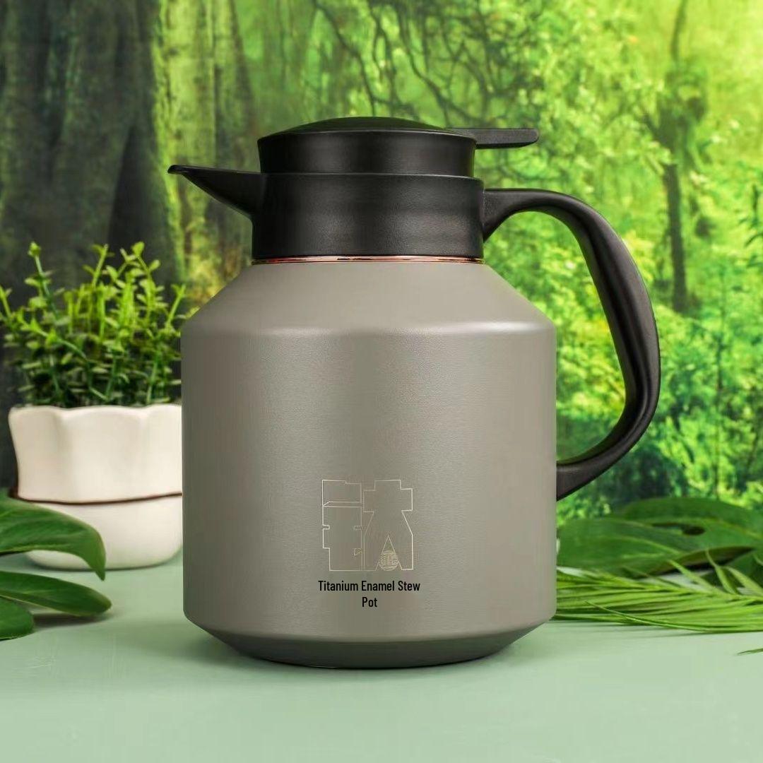 316 Insulated Thermal Tea Pot for Home or Office Use, Large Capacity, White
316 Insulated Thermal Tea Pot for Home or Office Use, Large Capacity, White